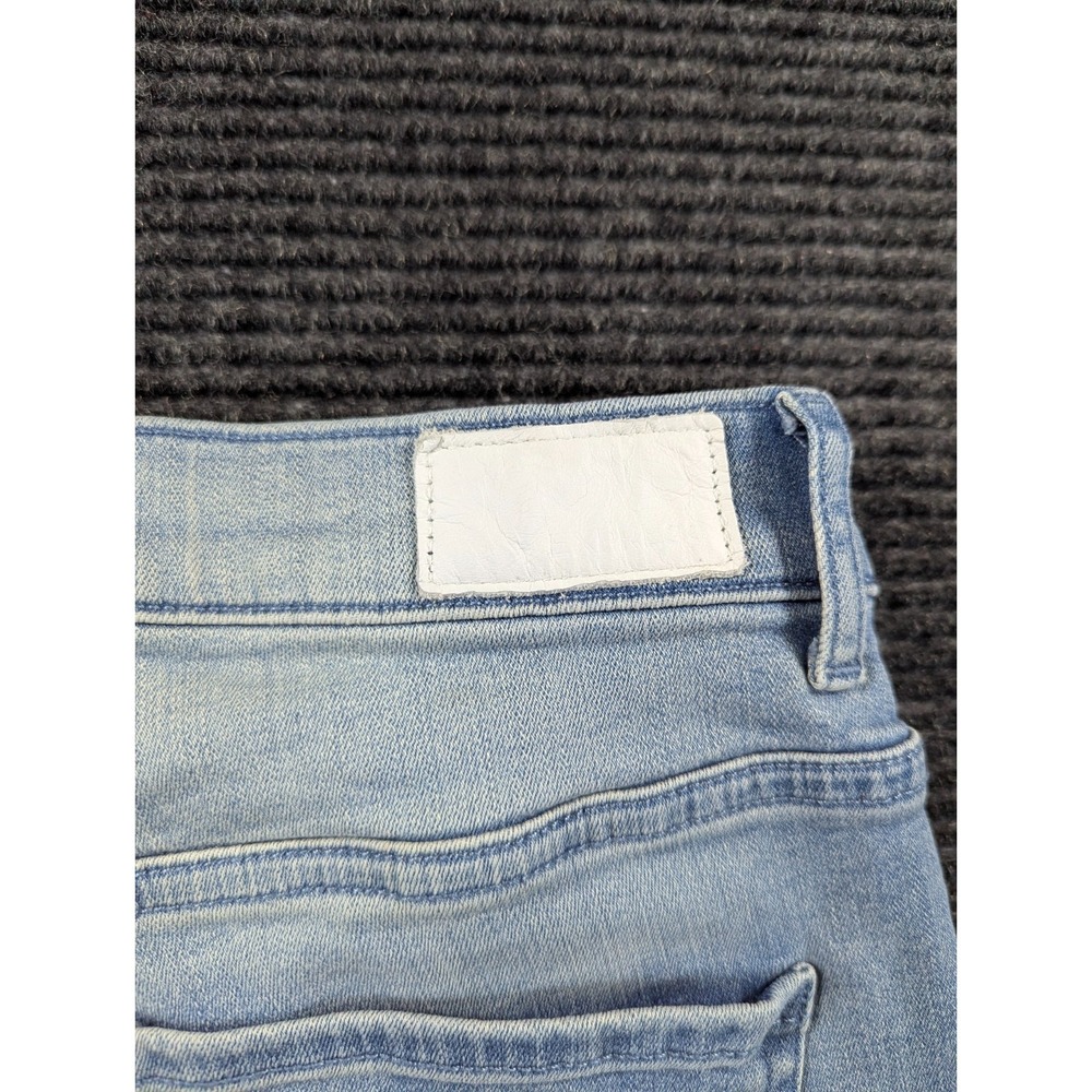Express Stretch Denim Perfect Ankle High Rise Jeans Womens 2S Blue Cotton Skinny - Picture 12 of 16